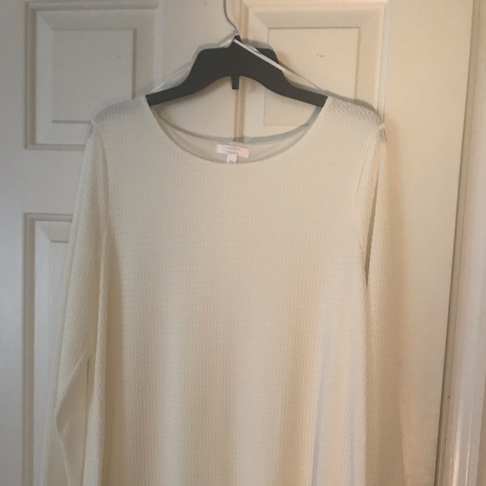LC Lauren Conrad Mock Layer Pleated Tunic